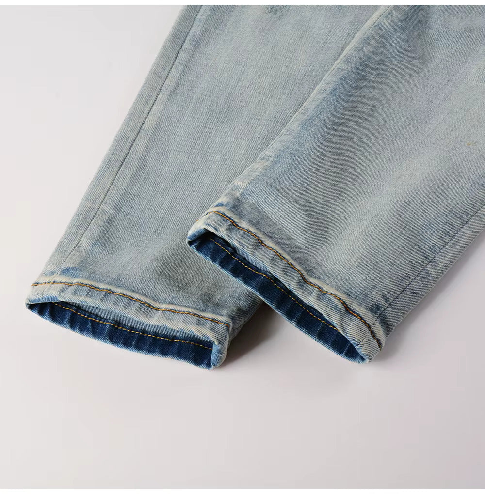 Crimson Snake Denim