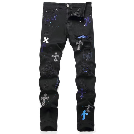 Am Denim Noir Cross