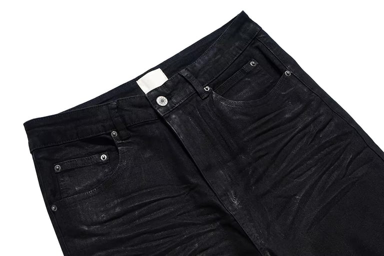 Oversized Black Denim