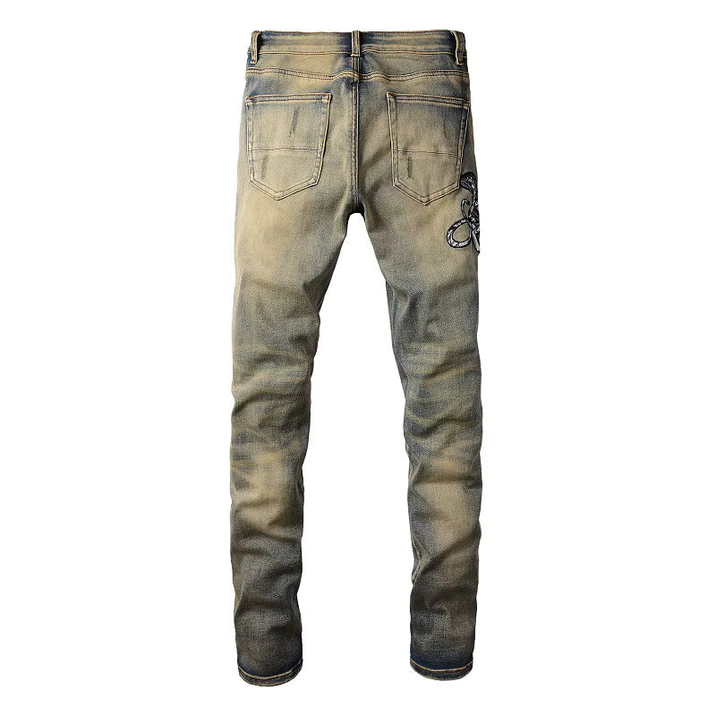 Vintage Snake Denim