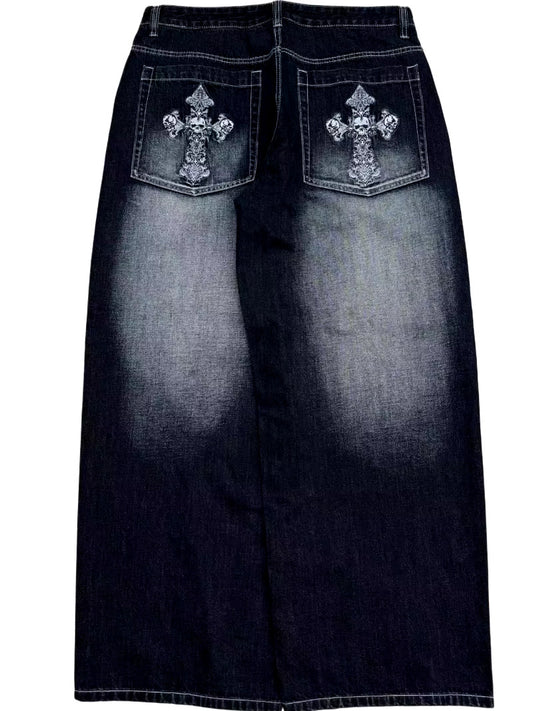 Cross Baggy Denim