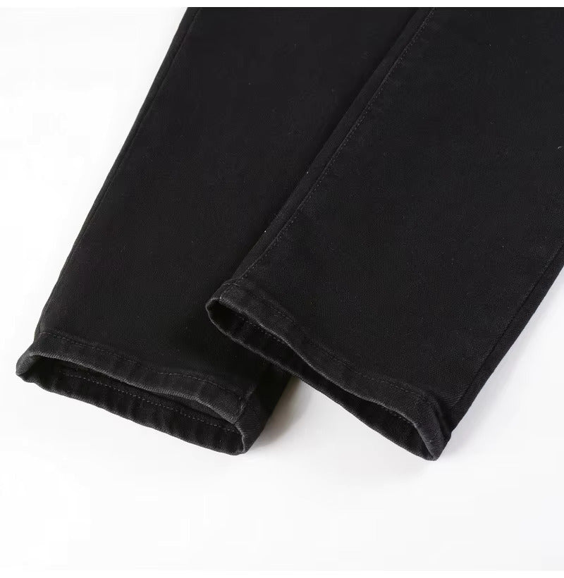Noir Patch Denim