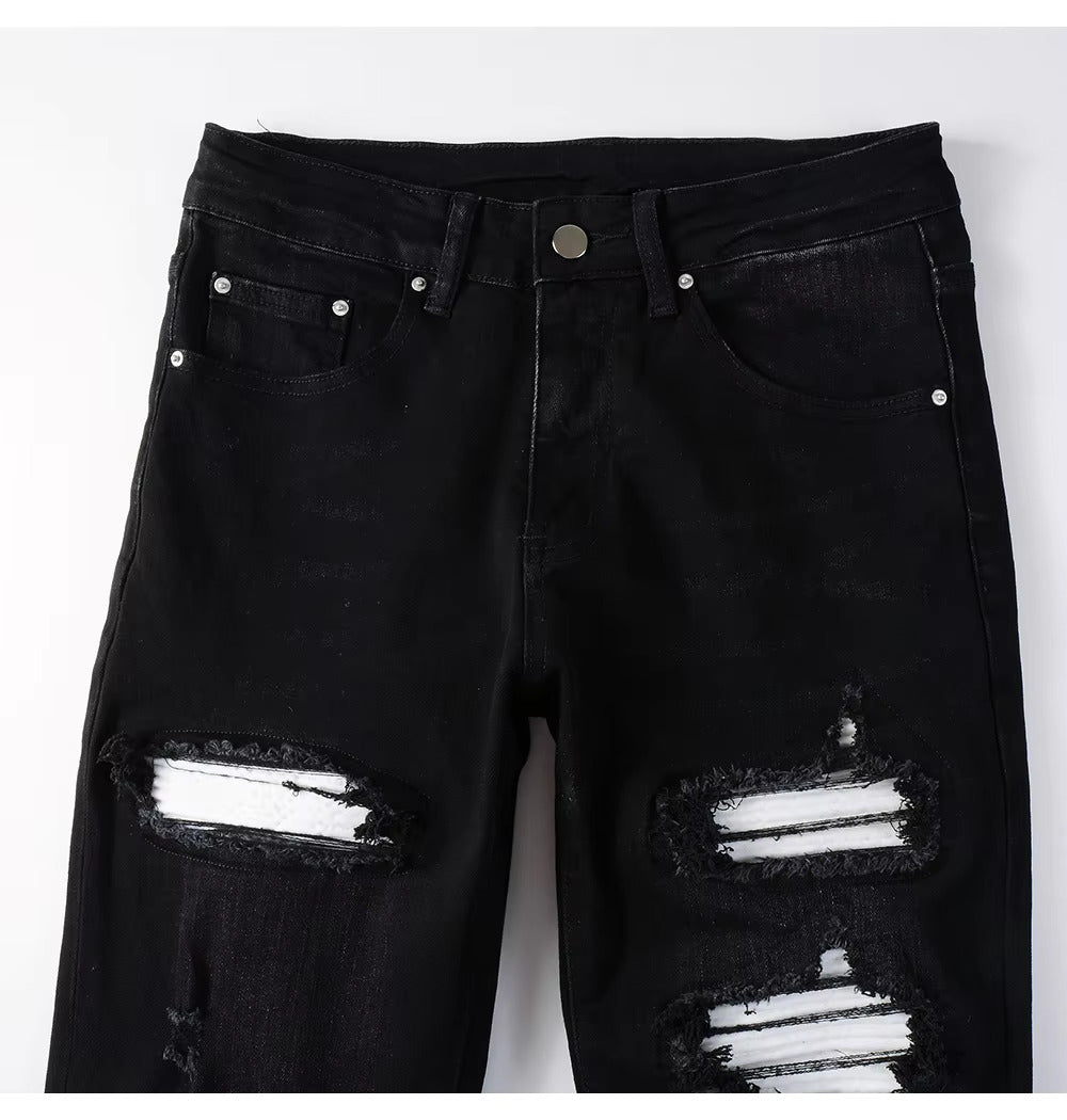 White Patch Denim