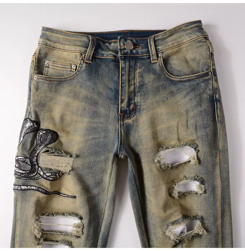 Vintage Snake Denim