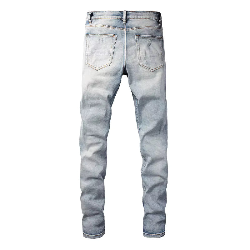 Ripped Blue Denim