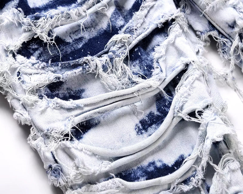 Azure Distressed Denim