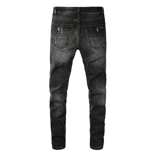 Dynamic Ripped Denim