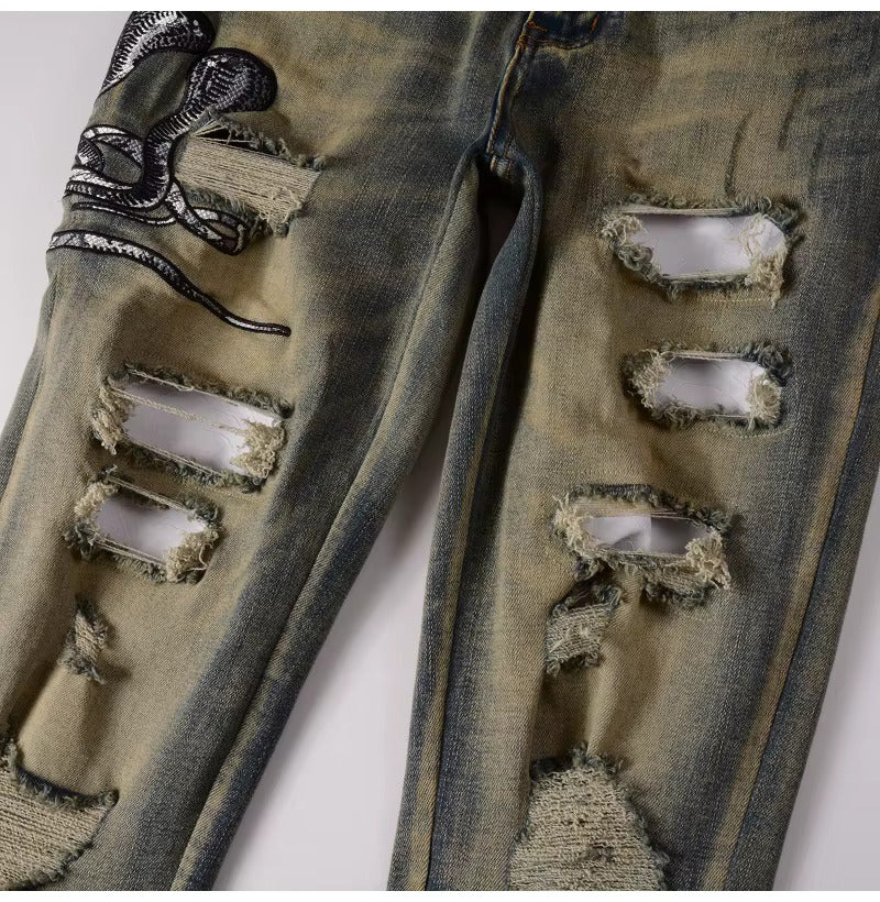 Vintage Snake Denim