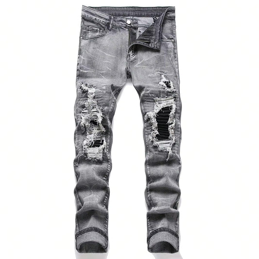 Silver Patch Denim
