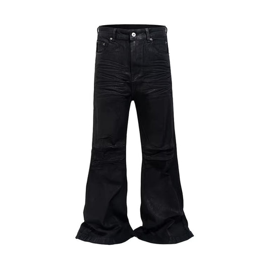 Übergroßer schwarzer Denim