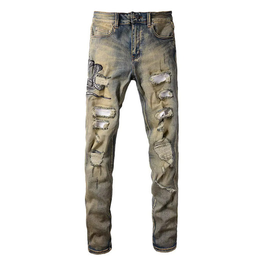 Vintage Snake Denim